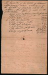 Montgomery, Samuel - Property from the estate of Samuel Montgomery, deceased, reported as perished, lost, or used on  the plantation