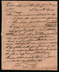 Montgomery, Samuel - Receipt for overseers services and hiring out of an unnameed enslaved girl