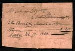 Maria, A Free Woman of Color - Receipt for the burial costs of Maria, a free woman of color