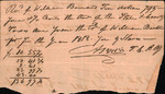 Barland William Jr. - Tax receipt, 1818