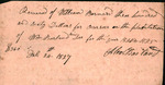 Barland William Sr. - Receipt for the payment of wages to overseers, 1824-25