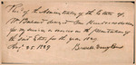 Barland William Sr. - Receipt for the payment of wages to overseers, 1829