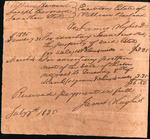 Barland William Sr. - Record of payments for advertisement of enslaved persons