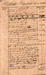 Barland William Sr. -Estate administration record, for the estate of William Barland, deceased, 1817