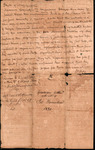 Barnard, Joseph - Account of William Shipp, the guardian of the estate of Joseph Barnard, 1820