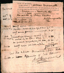 Bathos, John - Record of charges by Andrew Marschalk to the estate of John Bathos