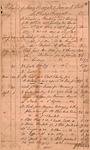 Bell, James N. - Estate administration record for the estate of Mary Hoggatt and James N. Bell, 1829