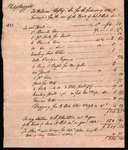 Bell, James N. - Payments made to William Bossley by the estate of James N. Bell, 1822-1823