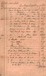Bell, James N. -The estate of Mary Hoggatt and James N. Bell in account with Phillip Hoggat