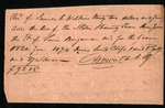 Bingaman, Lewis- Tax receipt, 1820