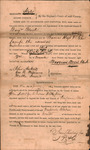 Black, Benjamin - Order for the inventory and appraisal of the estate of Benjamin Black, deceased