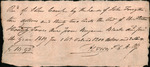 Black, Benjamin - Tax receipt, 1819