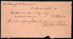 Briel, Philip - Receipt for payment of balance due on an unnamed enslaved boy
