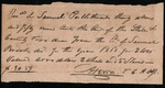 Brooks, Samuel - Tax receipt, 1818