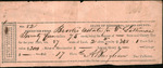 Brooks, William -  Tax receipt, 1835