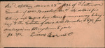 Brooks, William - Receipt for taking up an enslaved person
