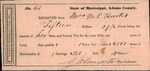 Brooks, William - Tax receipt, Mrs. M.P. Brooks, 1836