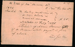 Brower, William - Receipt for medical services