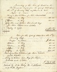 Hiring Out Document, Elizabeth McLemore Estate