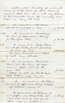 Inventory of Property, Abel Haggerty Estate File