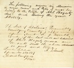 Estate Document Recording Enslaved People, Abel Haggerty Estate File by Abel Haggerty