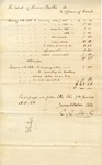 Financial Document, Thomas Barton Estate File