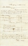 Accounting Document, Eliza C. Adams Estate