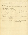 Hiring Out Document, Joseph T. Armstrong