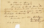 Document Recording Enslaved People, Martha J. Augustine Estate File