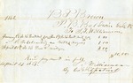 Doctor's Bill, Almira Brown Estate File