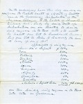 Appraisal and Inventory of Enslaved People owned by Ann B. Bullard