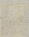 Letter from William A. Blanchard to Absalom Blanchard