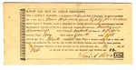 Bill of Sale of an Enslaved Person Named [Jack] by Cummings Moseley