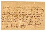 Bill of Sale of an Enslaved Person Named Henry by G. H. Moseley