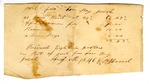 Jailor's Receipt for Jail Fees Paid for Enslaved Person Named Jacob