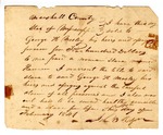 Bill of Sale of an Enslaved Person Named Hannea by George H. Moseley