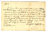 Bill of Sale of an Enslaved Person Named Martha