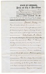 Bill of Sale of an Enslaved Person Named Malvina by Orville M. Blanton