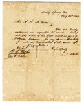 Authorization to Create a Bill of Sale of an Enslaved Person Named Sally