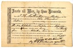 Bill of Sale of an Enslaved Person Named Lucy