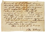 Bill of Sale of an Enslaved Person Named Mary