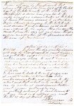 Bill of Sale of 5 Enslaved Persons; each side of document lists different names by S. H. Plant