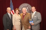 Gilbert, Tuck, Barbour, and Keenum at Governor Haley Barbour program and book signing by Mississippi State University Libraries