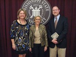 Keenum, Hargrove and West at Hargrove Reception by Mississippi State University Libraries