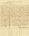 Letter, Dabney Martin to Elijah Hogan, March 20, 1836 by Dabney A. Martin