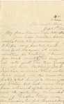 Letter, Maria Ames to Her Parents, September 1, 1886