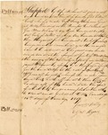 Receipt for Cotton to be Shipped, January 14, 1817