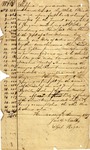 Receipt for Cotton to be Shipped, January 9, 1817