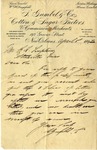 Letter, Simon Gumbel to R. A. Lampkin, April 5, 1892