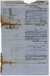 Receipt for cotton sold to CSA